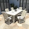 Highwood Usa Lehigh 7pc Rectangular Outdoor Patio Furniture Dining Set 84 x 42 AD-ST7LH1CO5AA-WAE - alternate 2
